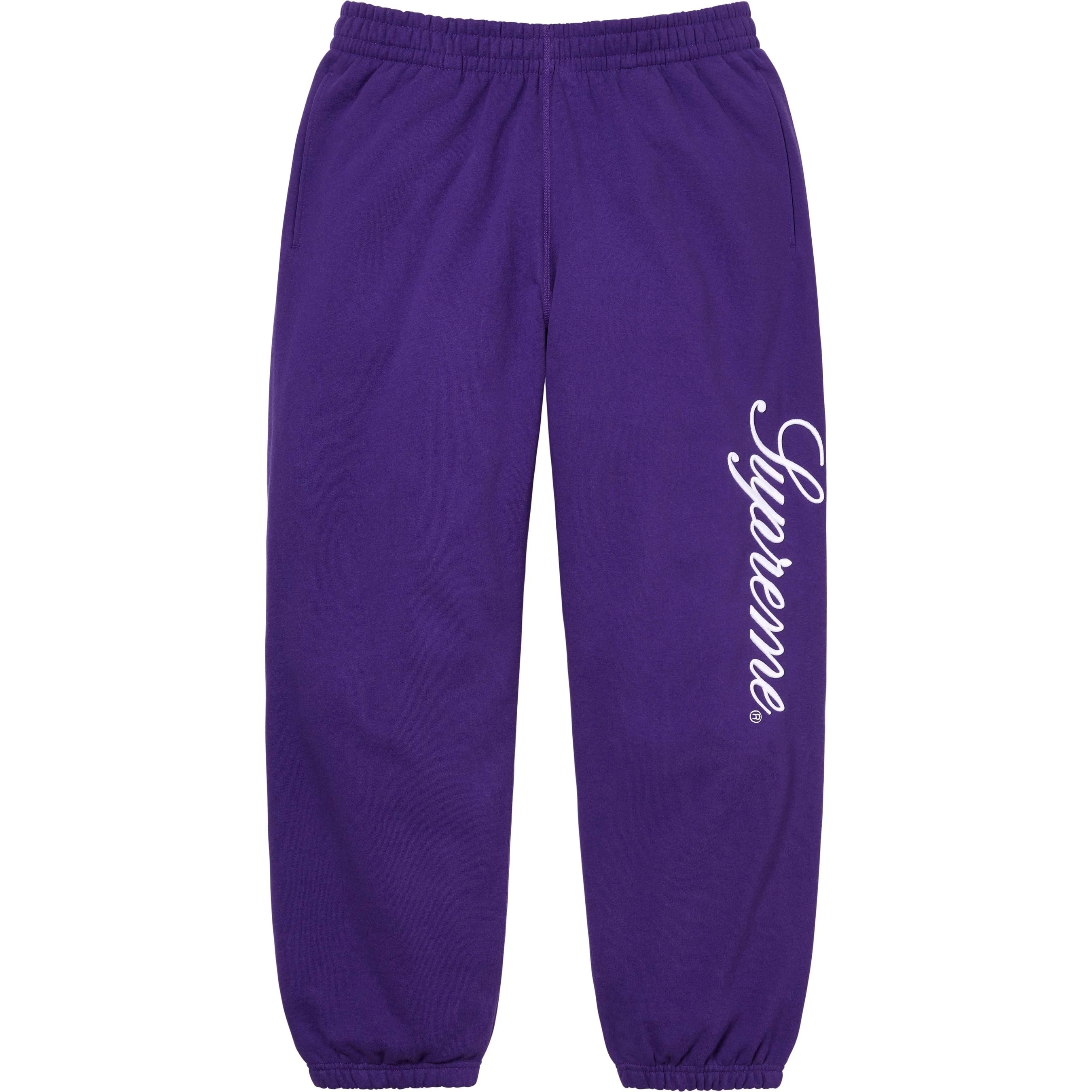 Embroidered Script Sweatpant view 11
